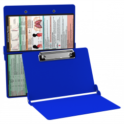 WhiteCoat Clipboard® - Blue Respiratory Edition